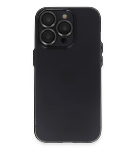 Durukar® iPhone 13 Pro Max Kılıf Luko Lens Silikon - Siyah