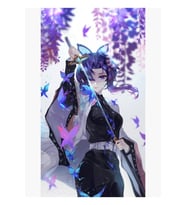 Demon Slayer - Shinobu Tablo Ahşap Poster Dekoratif