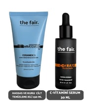 the fair. Hassas ve Kuru Cilt Temizleme Jeli 150 ml ve C Vitamini Serum Seti 30 ml