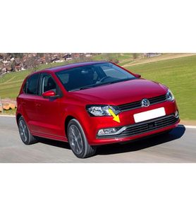 VW Polo 2015-2017 Ön Tampon Çeki Çekme Demiri Kapağı 6C0807241