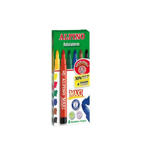 Alpino Keçeli Kalem Maxi 6'lı