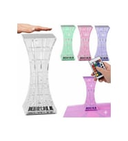 kristal abajür gece lambası dokunmatik type c sarjlı gece lambası (Çok Renkli)