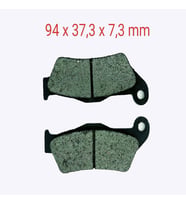 BAJAJ ÖN FREN DİSK BALATASI FA181 ASK NS 200-RS 200-220-NS 150