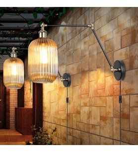 MYLİGHTS  TEK FİYATIDIR  RETRO ÜÇ MAFSALI  BAL CAMLI  RUSTİK VİNTAGE KABLOLU APLİK  
