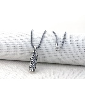 Düğüm Motifli Cevşeni Kebir Dualı 925 Ayar Gümüş Kolye