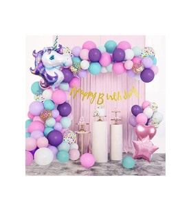 Unicorn Temalı Balon Set