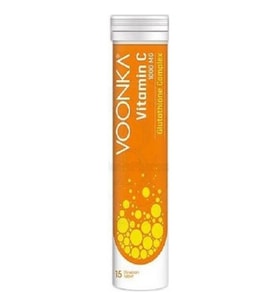 Voonka Vitamin C 1000 mg Glutathione Complex 15 Efervesan Tablet