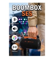 RGB Işıklı Bluetooth 5.1 Kablosuz Hoparlör 20W Derin Bas Destekli