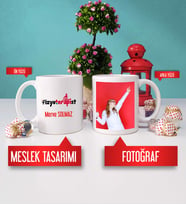 Fizyoterapist Kupa Bardak Fotoğraflı
