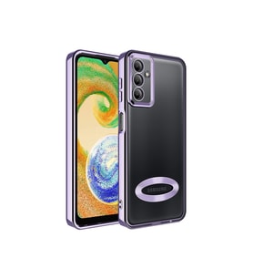 Samsung Galaxy A14 Uyumlu Kılıf Kamera Korumalı Logo Gösteren Zore Omega Kapak