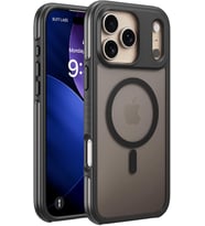 Buff iPhone 17 Pro Kablosuz Şarj Uyumlu Air Bumper Kılıf, Darbe Önleyici, Tam Koruma (Siyah)