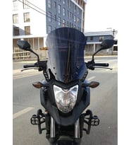 MOTOCAM Honda NC 700 750 X Ön Cam 2012-2015 Model 50cm Siyah Renkli 4mm ORTA BOYLU