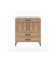 Arges Şifonyer 2 Raflı 3 Çekmeceli 2 Kapaklı 88x30x96 Aytaşı-Çam