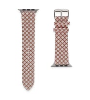 Apple Watch 38mm Karo Motif Kordon - Pembe