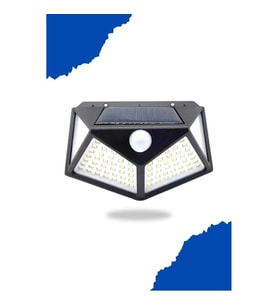 Mey İthalat® Güneş Enerjili Bahçe Lambası 100 Led Bahçe Lambası Bahçe Aydınlatma