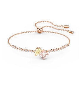 Monemel Rose Pembe Ayarlanabilir  Bileklik (Altın Kaplama)