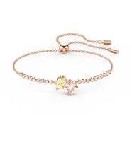 Monemel Rose Pembe Ayarlanabilir  Bileklik (Altın Kaplama)
