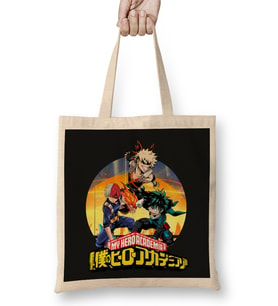 UA Students Midoriya Bakugou Todoroki Shoto Bez Çanta Uzun Saplı