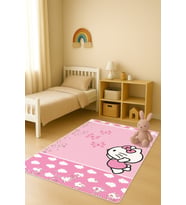 Modern Dijital Baskı Kaymaz Taban Çocuk ve Genç Odası Halısı H0592