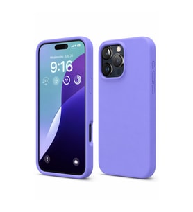 Apple iPhone 16 Pro Max Kılıf Nano içi Kadife Silikon - Lila