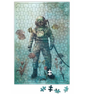 Retko Balık Adam Puzzle 240 Parça Yapboz