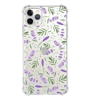 PrintiFy Apple iPhone 11 Pro Max Uyumlu Water Color 3 Baskılı Şeffaf Köşe Korumalı Antişok Kılıf