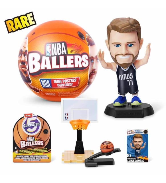 NBA Ballersフィギュアセット ルカ・ドンチッチ デイミアン・リラード Giochi Preziosi NBA Ballers Sürpriz Paket Top 5UN00000