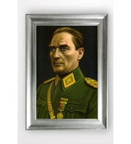 Gümüş Çerçeveli Atatürk Tablo cv1165
