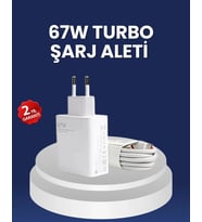67 Watt Hızlı Şarj Adaptörü Samsung S20 S21 S22 S23 Uyumlu