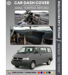 VOLKSWAGEN TRANSPORTER T4 (1990-2003) Torpido Örtüsü Ön Göğüs Koruma Torpido Koruma Tam Uyum Kaymaz