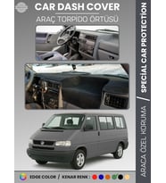 VOLKSWAGEN TRANSPORTER T4 (1990-2003) Torpido Örtüsü Ön Göğüs Koruma Torpido Koruma Tam Uyum Kaymaz
