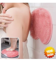 Çok Kullanışlı Vantuzlu Banyo Fırçası Ve Masaj Pedi Banyo Fırça Lif Sırt Masaj Pedi Ayak Masaj Pedi