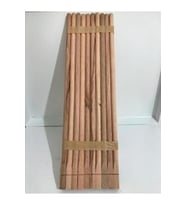 Tahta Tünek 40 Cm 10'lu Paket Ahşap Tünek