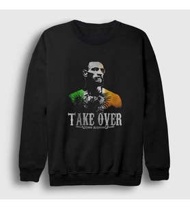Presmono Unisex Siyah Take Over Ufc Conor McGregor Sweatshirt 312847tt