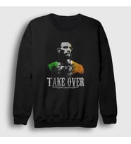 Presmono Unisex Siyah Take Over Ufc Conor McGregor Sweatshirt 312847tt