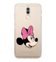 Huawei Mate 10 Lite  Kamera korumalı Kapak Minnie Mouse Tasarımlı  Şeffaf Kılıf