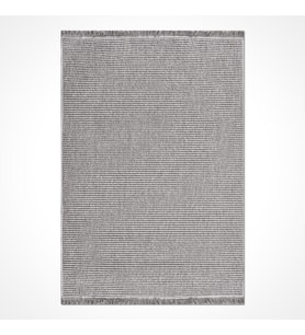 Makine Kaymaz Yıkanabilir Gri Dokulu Triko Salon Halısı Mutfak Halısı Koridor Halısı Yolluk EC002