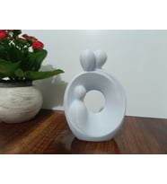 Masa Üzeri dekor dekoratif heykel Biblo hediyelik 12 x 8.5 x 3 cm
