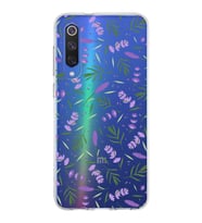 PrintiFy Xiaomi Mi 9 SE ile Uyumlu 1mm Slim Fit Water Color 3 Baskılı Şeffaf  Kılıf