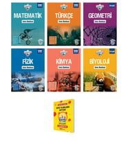 TYT IceBerg Matematik Geometri Türkçe Fizik Kimya ve Biyoloji Soru Bankası Sayısal 6lı Set