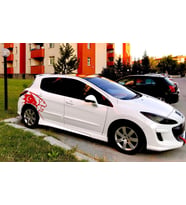 peugeot 308 yan marşpiyel takımı - makyajsız kasa - PLASTİK