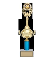 ODAK KUPA - Figürlü Kupalar - Melek Figürlü Kupalar FG-052 C - 41 cm