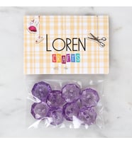 Crafts Mor 8'Li Düğme - 3066