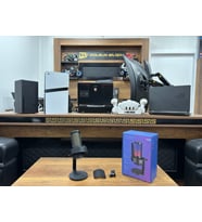 Fifine Ampligame A8 Siyah RGB USB Yayıncı Mikrofonu (İKİNCİ EL)