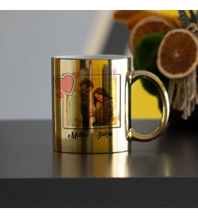 Fotoğraflı Gold Kupa Bardak