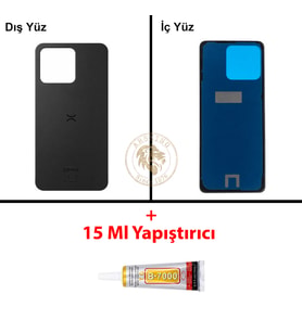Omix Yapıştırıcı Omix X7 Siyah Yapıştırıcı B-7000 Yapıştırıcı Arka Kapak Arka Cam Batarya Kapağı Lazer Kesim Kapak Pil Kapağı Back Cover