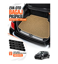 SMART FORFOUR (2004-2006) Uyumlu EVA Bagaj Paspası Araca Özel Bej