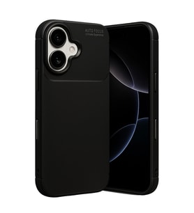 Apple İphone 17 Auto Focus Karbon Kapak - Siyah