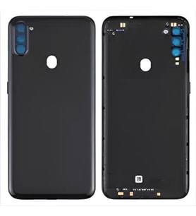 Tkgz Samsung Galaxy A11 kasa Arka Pil Batarya Kapağı (Tuş Takımı) (Beyaz)