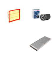 Bosch Filtre Bakım Seti Volkswagen Passat 1.9 TDI Dizel 90 - 110 Beygir 1996-2000 Hava + Yağ f. + Polen Filtre Sardes